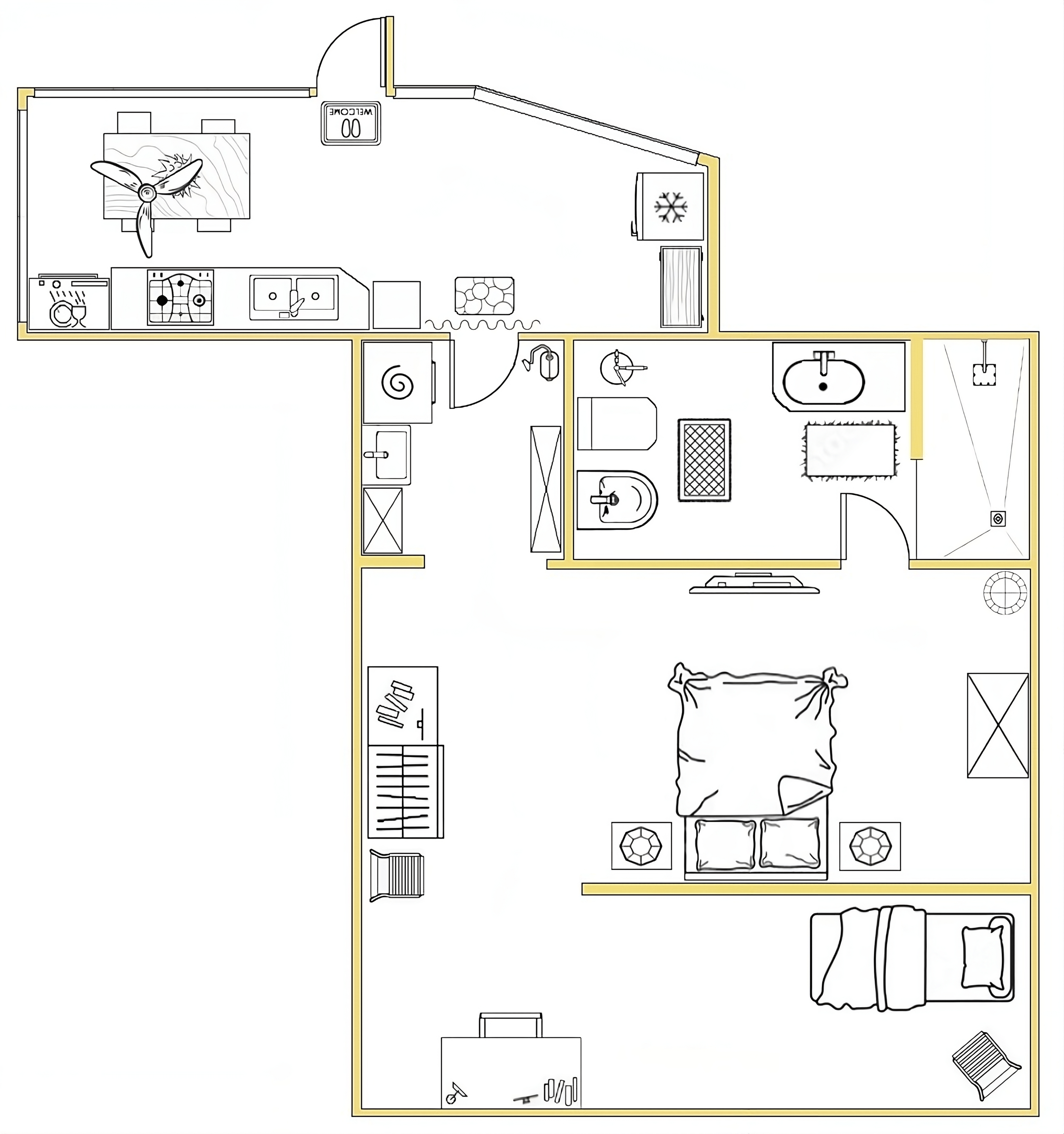 Planimetria appartamento Anatra